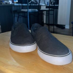 black slip on shoes